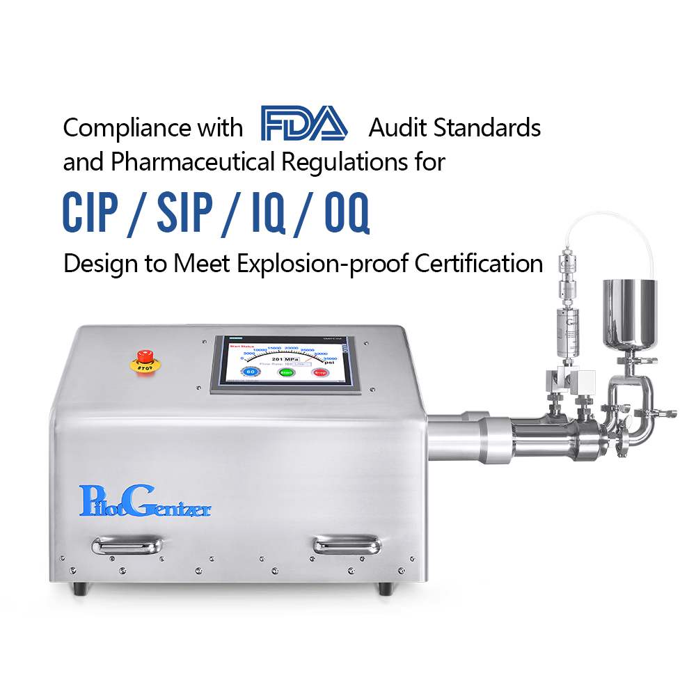 PilotGenizer中试型微射流高压均质机细胞破碎仪 纳米高压均质机