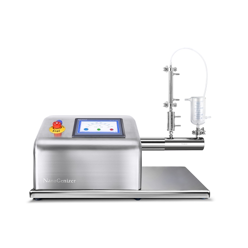 Nanogenizer-Titanium microjet high-pressure homogenizer