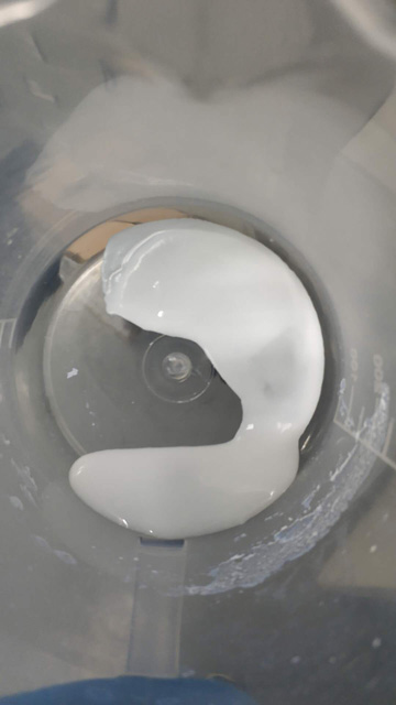 配置后纳米材料样品快速聚集沉降